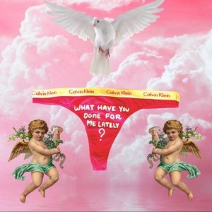 Hand Painted Calvin Klein Panties